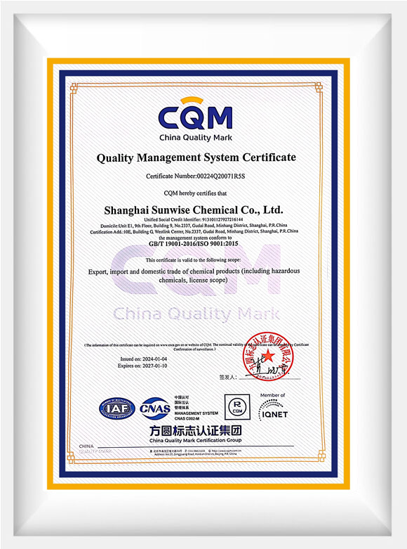 ISO 9001 Certificate